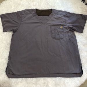 Carhartt Scrub Top Men’s gray Ripstop size XL